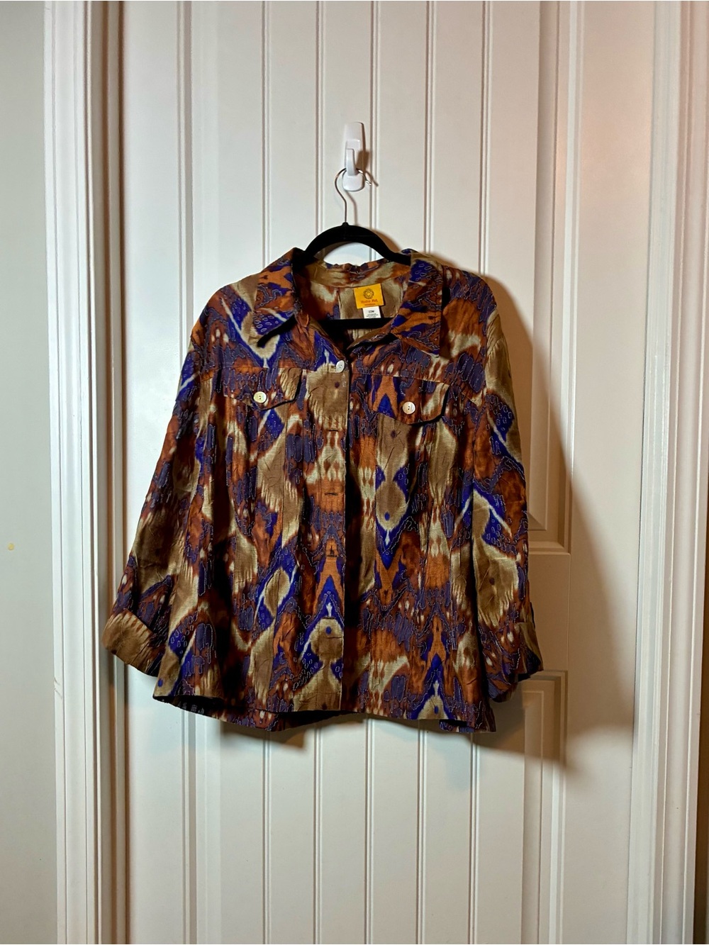 Ruby Rd. Multi-Color Button-Down Blouse - Picture 1 of 4